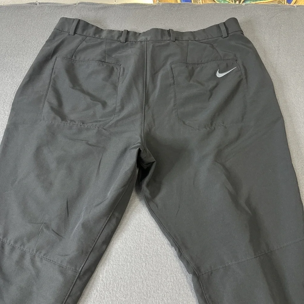 Nike Golf Mens Pants Black  Size 38 x30 Dri-Fit Standard Fit Polyester Blend